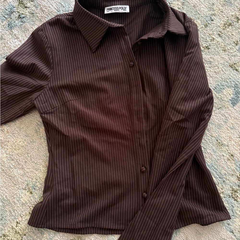 Princess Polly Pinstripe Shirt